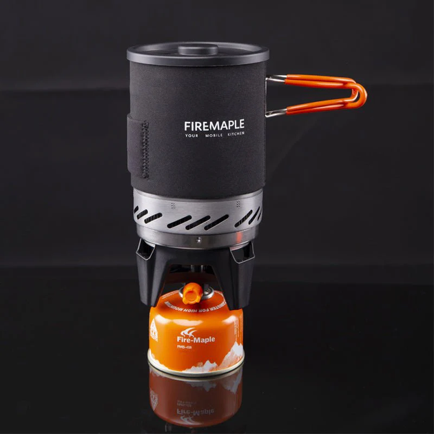 Система приготовления пищи Fire Maple X1 (черная) 1 л туристическая горелка с теплообменником 2200 Вт - изображение 8
