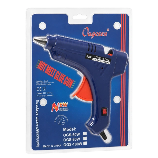 Пистолет клеевой "Hot melt" IMG4818(Blue) 60W 11 см с переключателем - Фото 1 Пистолет клеевой "Hot melt" IMG4818(Blue) 60W 11 см с переключателем - изображение 1