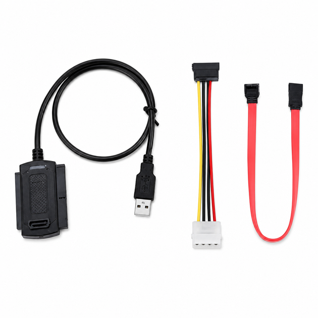 Адаптер USB 2.0 to SATA / IDE для HDD приводів 77338 - изображение 3
