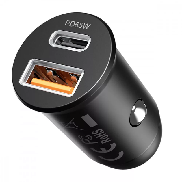 АЗУ Proove Tiny Power Pro 65W (USB+Type-C) black (ACTP65110001) - Фото 1 АЗУ Proove Tiny Power Pro 65W (USB+Type-C) black (ACTP65110001) - изображение 1