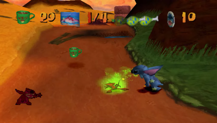 Гра Sony PlayStation 1 Lilo & Stitch: Trouble in Paradise Europe Англійська Версія Б/У - зображення 6