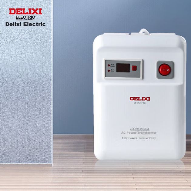 DELIXI ELECTRIC Трансформаторний перетворювач напруги, побутова техніка для використання за кордоном, 1500 Вт, перетворення 110 В на 220 В - зображення 9