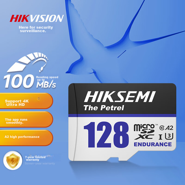Карта памяти HIKVISION Endurance microSDXC 128GB UHS-I U3 V30 A2 - Фото 2 Карта памяти HIKVISION Endurance microSDXC 128GB UHS-I U3 V30 A2 - изображение 2