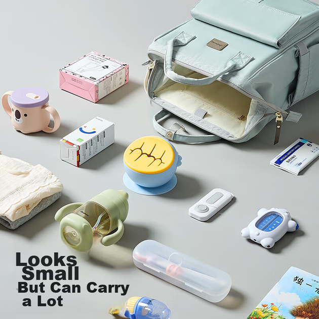 Рюкзак Taoqibaby Mommy Bag, рюкзак для мам и малышей, многофункциональная вместительная сумка для мам. - изображение 6