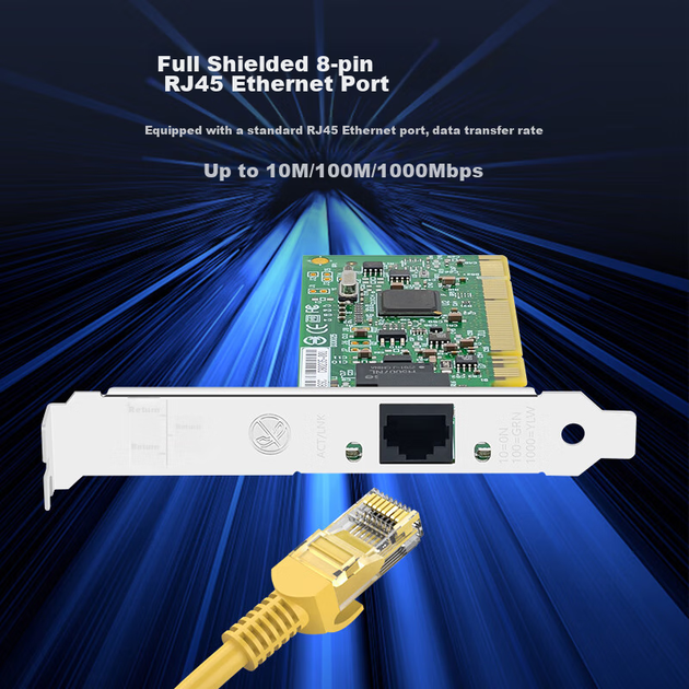 Мережева карта EB-LINK Intel 82541 PCI Gigabit Ethernet PRO/1000GT для настільних комп'ютерів, дротова, з однією мережевою платою PWLA8391MTBLK - Фото 7 Мережева карта EB-LINK Intel 82541 PCI Gigabit Ethernet PRO/1000GT для настільних комп'ютерів, дротова, з однією мережевою платою PWLA8391MTBLK - зображення 7