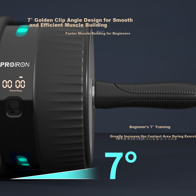 Ролик для пресса PROIRON с автоотскоком и счетчиком - изображение 7