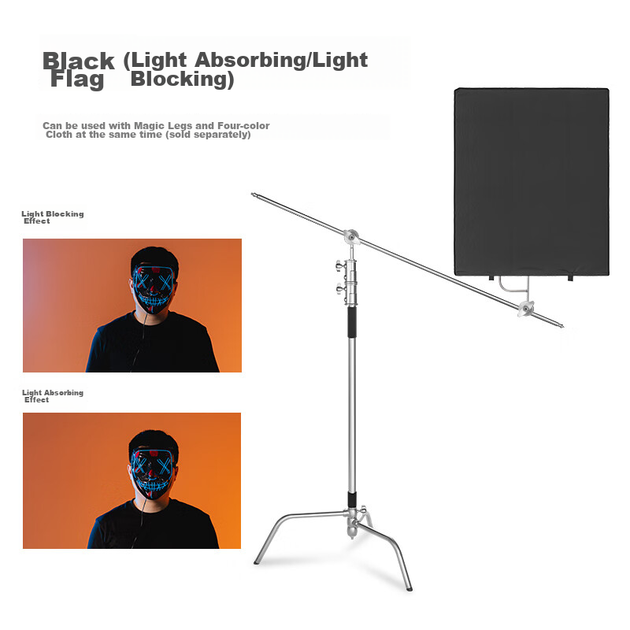 AMBITFUL Фотографический флаг-борд, мягкий световой экран, мягкая световая бумага, бумага с серной кислотой и животным жиром, рама для флаг-борда, небольшой мягкий световой экран, рекламный реквизит для фотосъемки, подставка 76*91 см, стационарная модель - изображение 9