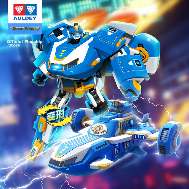 Игрушка AULDEY Super Wings Scene Super Ship Robot — детский подарок на день рождения для мальчиков и девочек, артикул 760288. - изображение 9