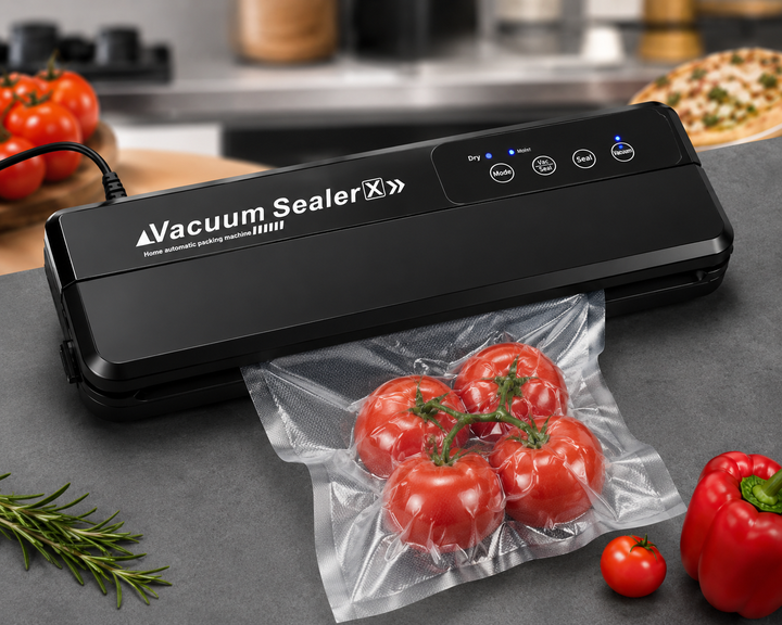 Вакууматор для еды Vacuum Sealer X GY-F973 / Вакуумный упаковщик 110W 60 кПа + пакеты - изображение 2