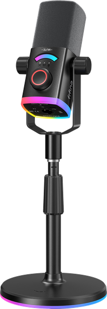 Мікрофон динамічний Fifine AM8PROS XLR/USB Black - Фото 1 Мікрофон динамічний Fifine AM8PROS XLR/USB Black - изображение 1