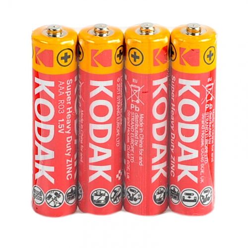 Батарейки AAA Мізинчикові KODAK R3 сольові 60шт/уп - зображення 3