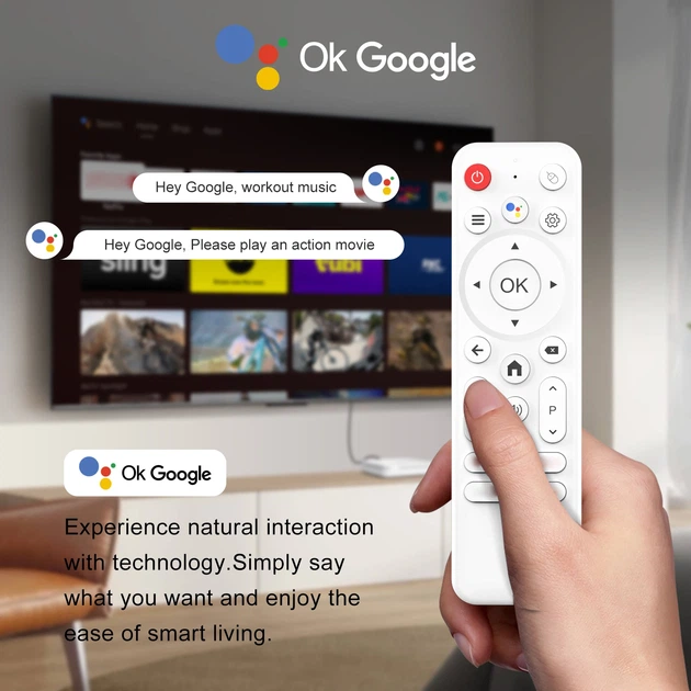 Налаштована Смарт ТВ приставка H96 Max H313 2/16 GB Slimbox Android TV 14 Allwinner з Bluetooth-пультом та голосовим пошуком | 4K HDR медіаплеєр на андроїд | Smart TV Box | ТВ Бокс з WiFi 2.4 5ГГц + YouTube без реклами | ТВ канали | Фільми та Серіали - зображення 8