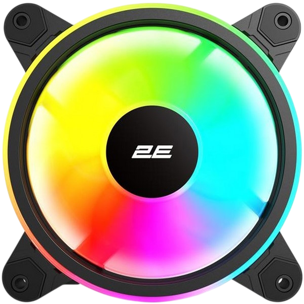 Вентилятор 2E Gaming ACF1206 ARGB Black (2E-ACF1206-ARGB) - Фото 2 Вентилятор 2E Gaming ACF1206 ARGB Black (2E-ACF1206-ARGB) - зображення 2
