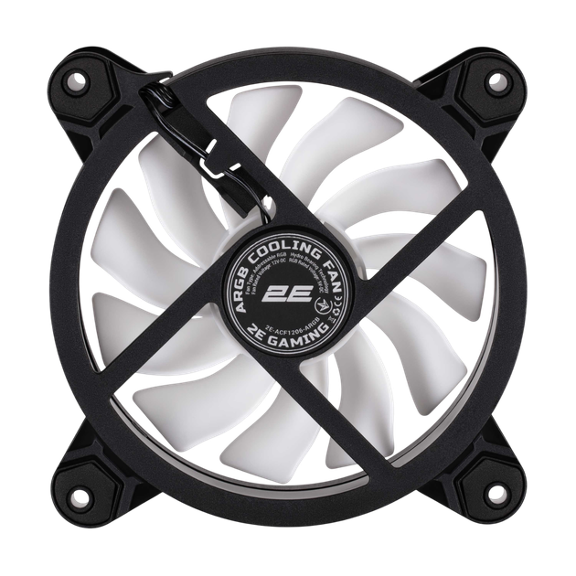 Вентилятор 2E Gaming ACF1206 ARGB Black (2E-ACF1206-ARGB) - Фото 3 Вентилятор 2E Gaming ACF1206 ARGB Black (2E-ACF1206-ARGB) - зображення 3