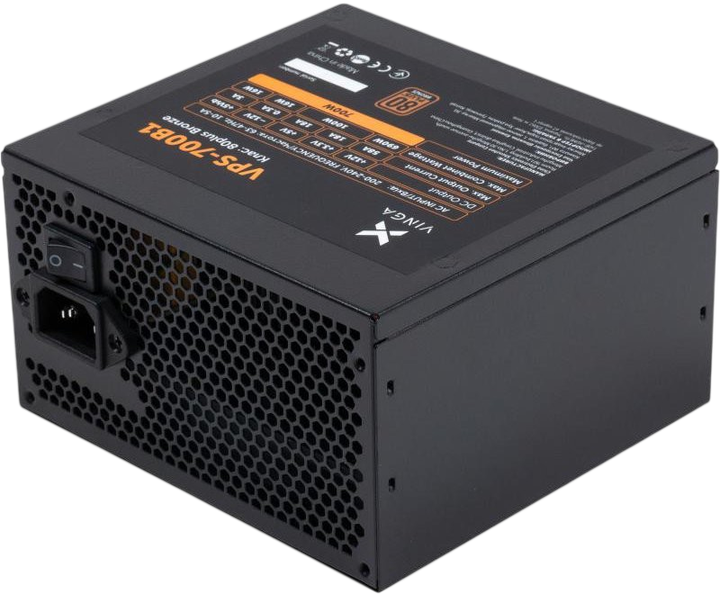Блок живлення Vinga VPS B1 700W 80+ (VPS-700B1) - зображення 2