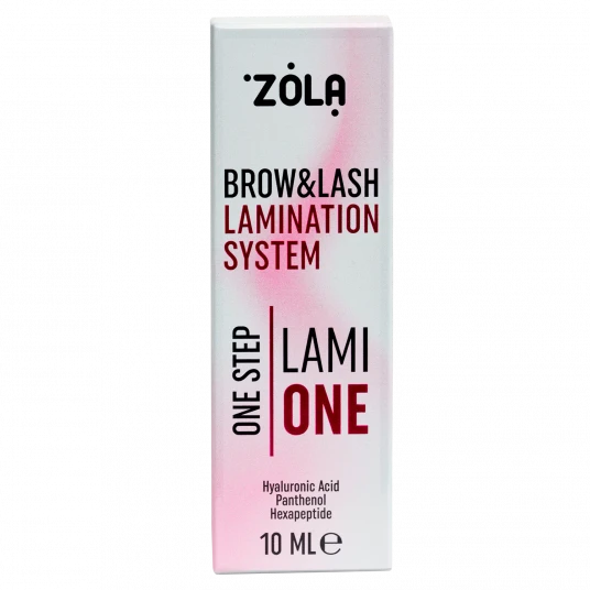 Состав ZOLA Lamione one step (10 мл) - моносистема для ламинирования бровей и ресниц - Фото 3 Состав ZOLA Lamione one step (10 мл) - моносистема для ламинирования бровей и ресниц - изображение 3