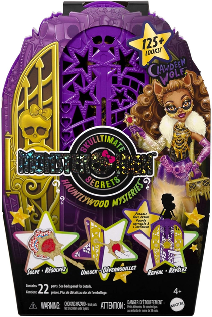 Кукла Монстер Хай Клодин Ульф Тайны Жахлевуда Mattel Monster High Clawdeen Wolf JBG80 - изображение 4