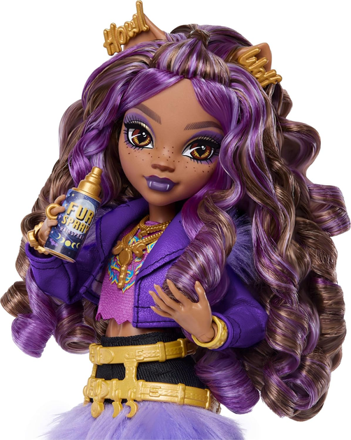 Лялька Монстер Хай Клодін Вульф Монстро класика – нова ніч Monster High Clawdeen Wolf JHK30 - Фото 3 Лялька Монстер Хай Клодін Вульф Монстро класика – нова ніч Monster High Clawdeen Wolf JHK30 - зображення 3