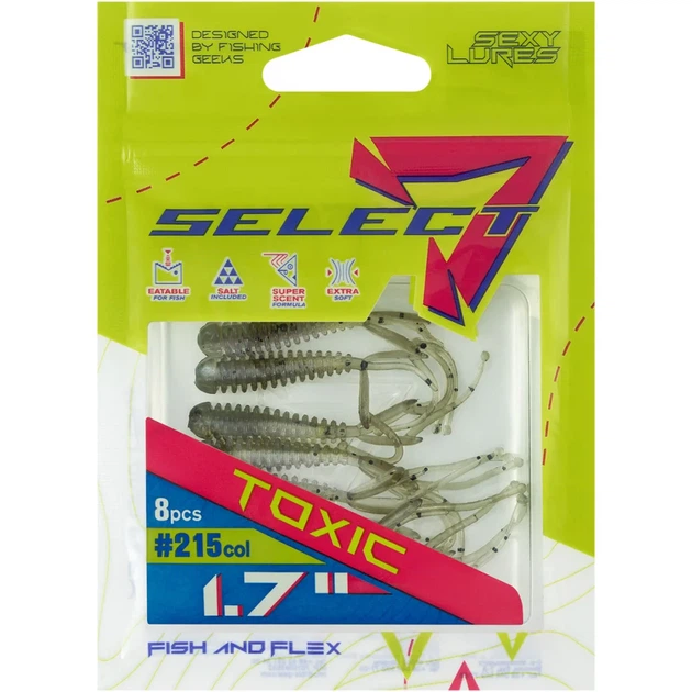 Силикон Select Toxic 1.7" #215 FE (8 шт/уп) - изображение 2
