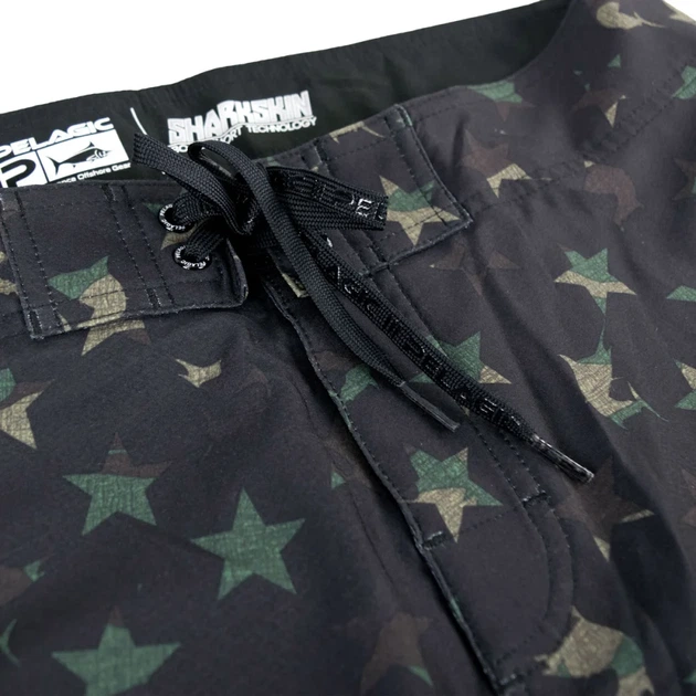 Шорты Pelagic Sharkskin Americamo Boardshorts 2.0 30 Green Fish Camo - Фото 5 Шорты Pelagic Sharkskin Americamo Boardshorts 2.0 30 Green Fish Camo - изображение 5