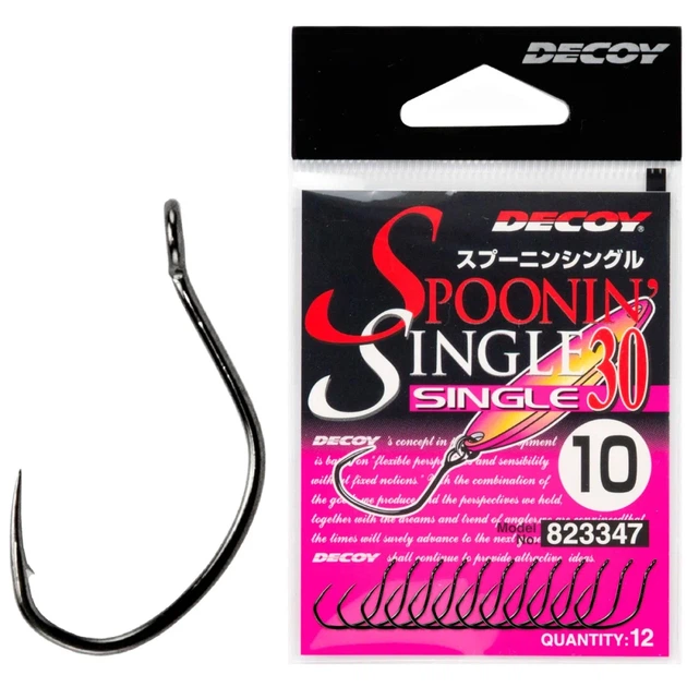 Крючок Decoy Single30 #6 (12 шт/уп) - Фото 1 Крючок Decoy Single30 #6 (12 шт/уп) - изображение 1