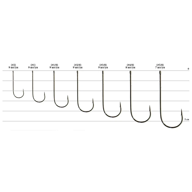 Крючок Decoy Worm4 Strong Wire #1/0 (9 шт/уп) - Фото 2 Крючок Decoy Worm4 Strong Wire #1/0 (9 шт/уп) - изображение 2
