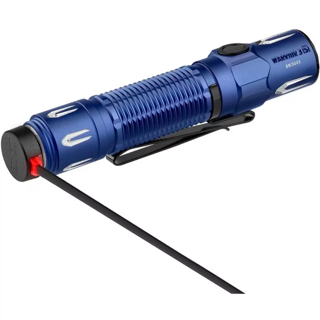 Ліхтар Olight Warrior 3S Regal Blue - Фото 3 Ліхтар Olight Warrior 3S Regal Blue - зображення 3