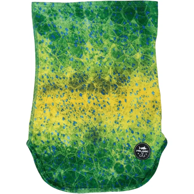 Мультиповязка Pelagic Sunshield Fishing Neck Gaiter Green Dorado - Фото 1 Мультиповязка Pelagic Sunshield Fishing Neck Gaiter Green Dorado - изображение 1