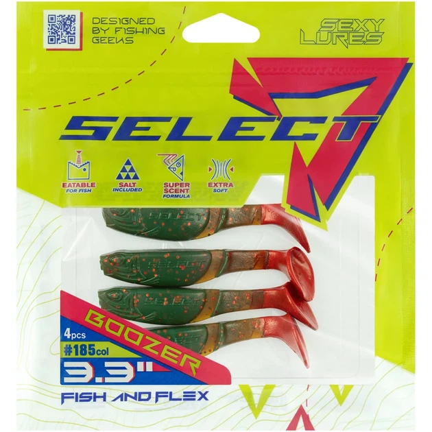 Силікон Select Boozer 3.3" #185 FE (4 шт/уп) - зображення 2