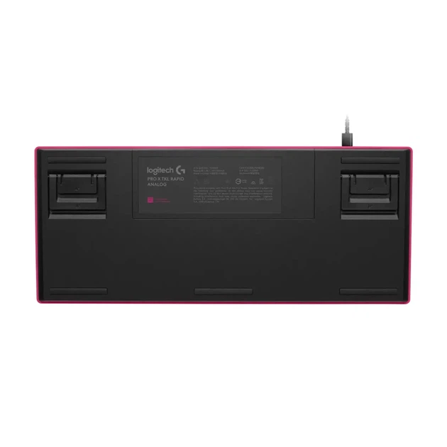Клавіатура Logitech G PRO X TKL RAPID Wired Gaming Linear USB UA Magenta (920-013253) - изображение 4