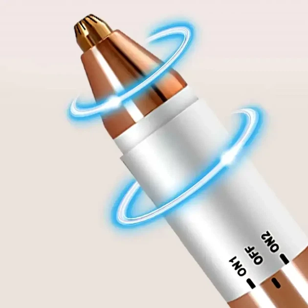 Женский триммер для лица 2 в 1 USB-зарядка белый пластиковый для коррекции бровей и удаления волос - Фото 5 Женский триммер для лица 2 в 1 USB-зарядка белый пластиковый для коррекции бровей и удаления волос - изображение 5
