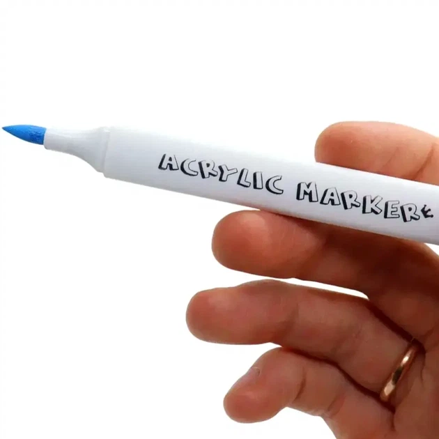 Акриловые маркеры для рисования 36 шт, в кейсе, Water color pen 655 - изображение 4