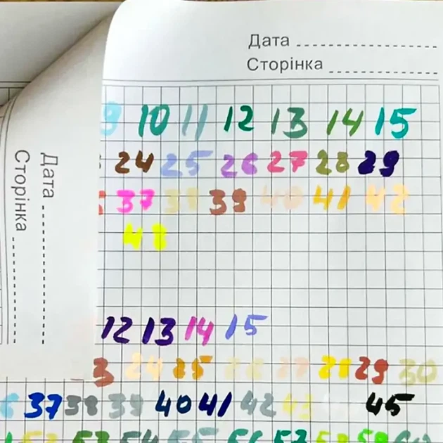 Акриловые маркеры для рисования 36 шт, в кейсе, Water color pen 655 - изображение 7