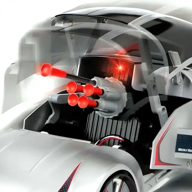 Радиоуправляемая машинка трансформер VELOCITY DEMON 30 см пластик аккумулятор серый для детей от 3 лет - Фото 4 Радиоуправляемая машинка трансформер VELOCITY DEMON 30 см пластик аккумулятор серый для детей от 3 лет - изображение 4
