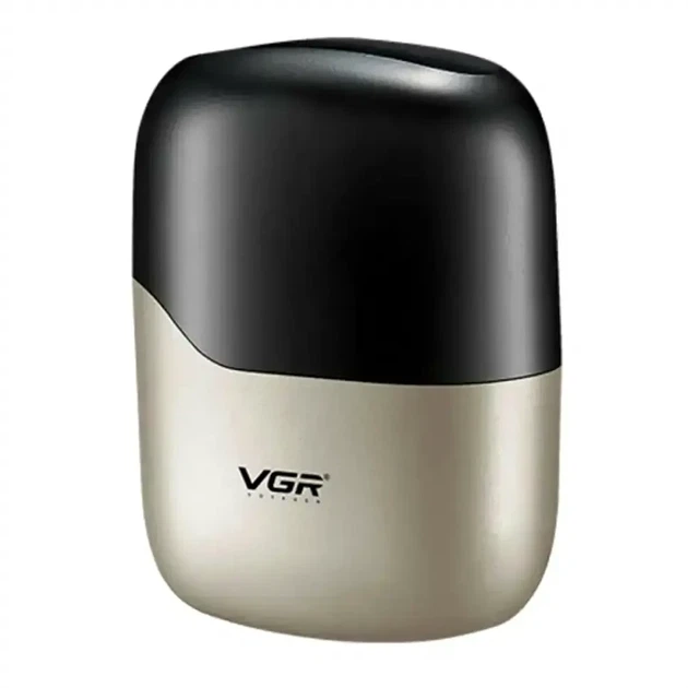 Аккумуляторная электробритва VGR V-345 роторная с USB-зарядкой водонепроницаемая для сухого и влажного бритья с двумя головками серый - Фото 2 Аккумуляторная электробритва VGR V-345 роторная с USB-зарядкой водонепроницаемая для сухого и влажного бритья с двумя головками серый - изображение 2