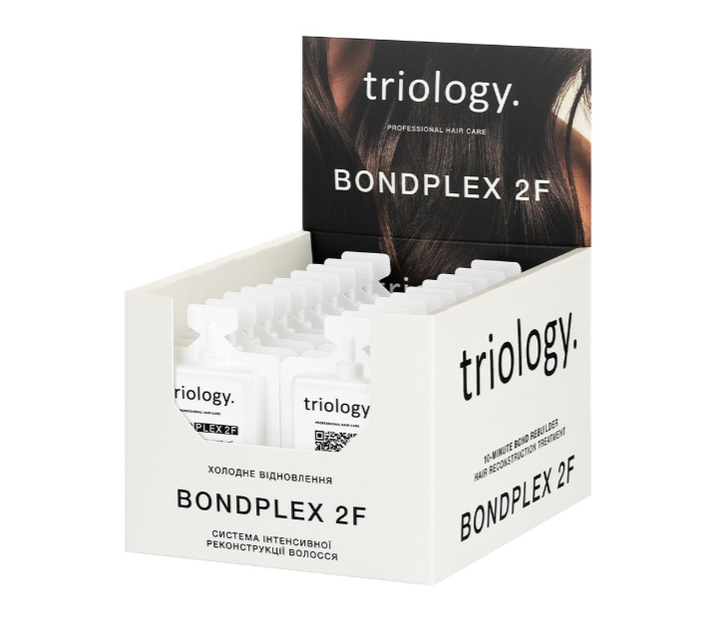 Холодне відновлення. Система інтенсивної реконструкції волосся BONDPLEX 2F Triology.( 10 застосувань) - Фото 1 Холодне відновлення. Система інтенсивної реконструкції волосся BONDPLEX 2F Triology.( 10 застосувань) - зображення 1