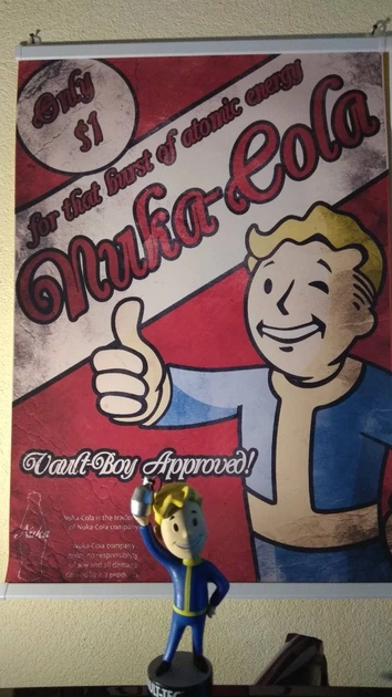 Постер Фаллаут, Fallout, Vault Boy Approved!, декор комнаты геймера, A3 42×30 см (id2167) - изображение 4