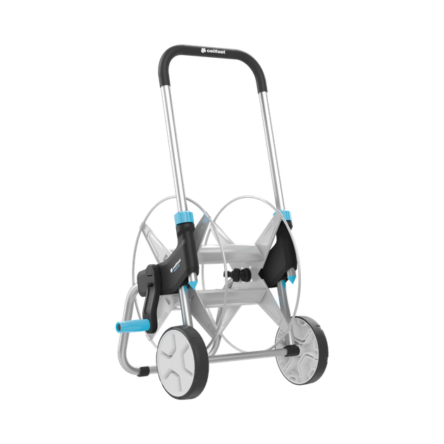 Візок для шланга металевий Cellfast EXPLORER TSV 50 м 1/2'' – міцний, зносостійкий, для щоденного поливу - зображення 3
