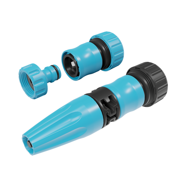Комплект с прямым оросителем 3/4” Cellfast BASIC TSV – надежный и удобный товар для дома и сада. - Фото 3 Комплект с прямым оросителем 3/4” Cellfast BASIC TSV – надежный и удобный товар для дома и сада. - изображение 3