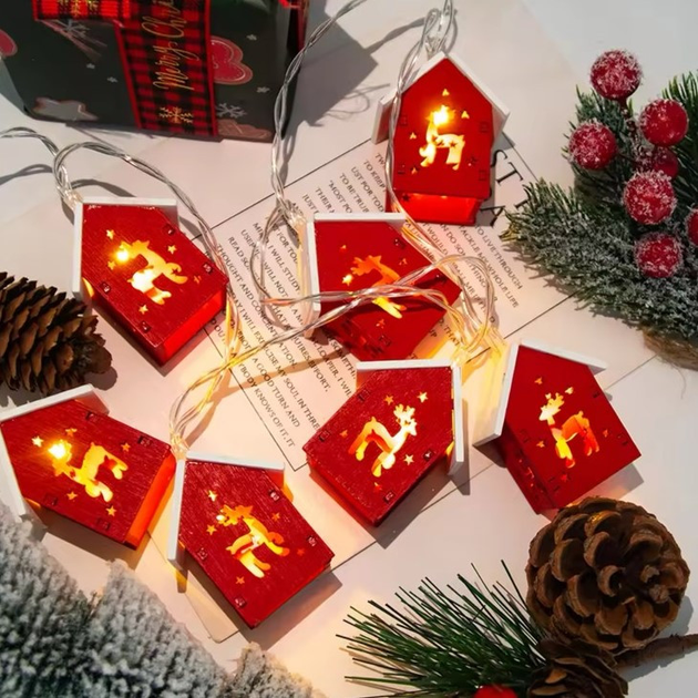 Новогодняя гирлянда 3 м 20 LED теплый белый свет USB энергосберегающие светодиоды - Фото 7 Новогодняя гирлянда 3 м 20 LED теплый белый свет USB энергосберегающие светодиоды - изображение 7