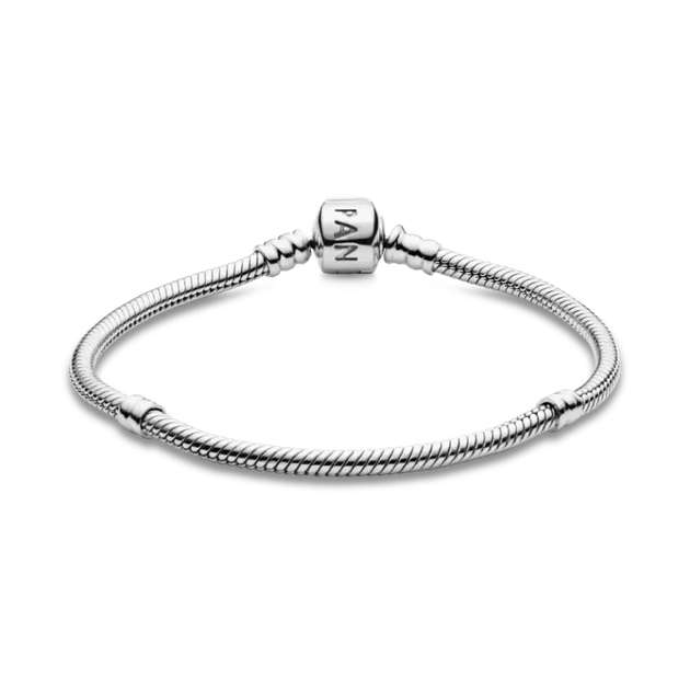 Серебряный браслет-змейка Pandora Moments Серебряный браслет Пандора змейка базовый 590702HV 16 20 - Фото 4 Серебряный браслет-змейка Pandora Moments Серебряный браслет Пандора змейка базовый 590702HV 16 20 - изображение 4