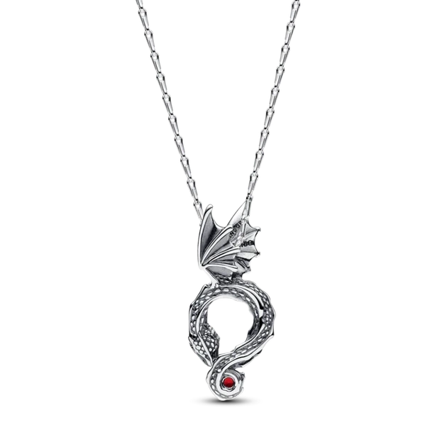 Серебряное колье Pandora «Дракон» Игра престолов Серебряное ожерелье Пандора Dragon Game of Thrones 392967C01 - Фото 2 Серебряное колье Pandora «Дракон» Игра престолов Серебряное ожерелье Пандора Dragon Game of Thrones 392967C01 - изображение 2