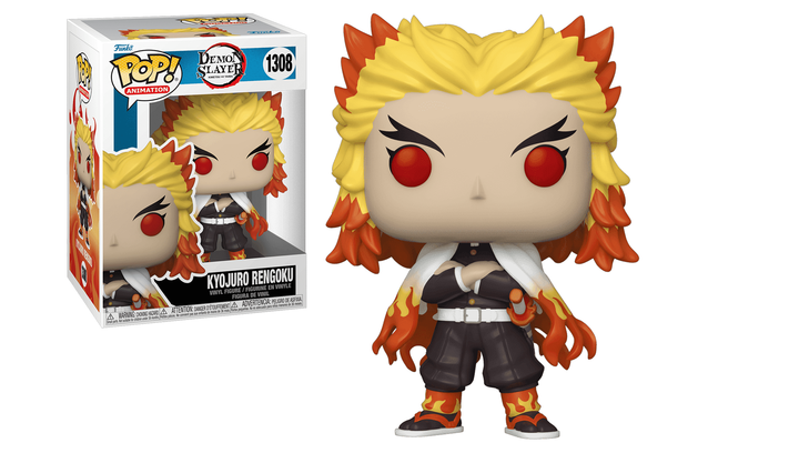 Фигурка FUNKO POP! Клинок Рассекающий Демонов Ренгоку Demon Slayer Kyojuro Rengoku 105mm 1308 65623 - изображение 4