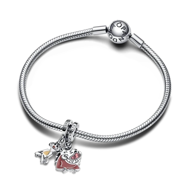 Серебряный шарм Pandora «Тимон и Пумба» Серебряная бусина Пандора Двойная Timon and Pumbaa 793357C01 - Фото 3 Серебряный шарм Pandora «Тимон и Пумба» Серебряная бусина Пандора Двойная Timon and Pumbaa 793357C01 - изображение 3