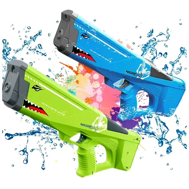 Водяний бластер Акула Watergun автоматичний набір води для дітей зелений із високим тиском і дальністю струменя 10-12 метрів - Фото 7 Водяний бластер Акула Watergun автоматичний набір води для дітей зелений із високим тиском і дальністю струменя 10-12 метрів - зображення 7