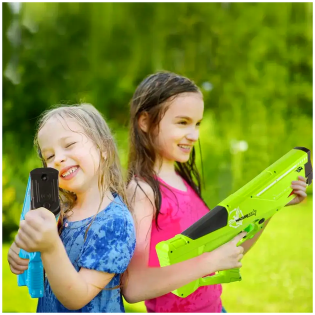 Водяний бластер Акула Watergun автоматичний набір води для дітей зелений із високим тиском і дальністю струменя 10-12 метрів - Фото 8 Водяний бластер Акула Watergun автоматичний набір води для дітей зелений із високим тиском і дальністю струменя 10-12 метрів - зображення 8