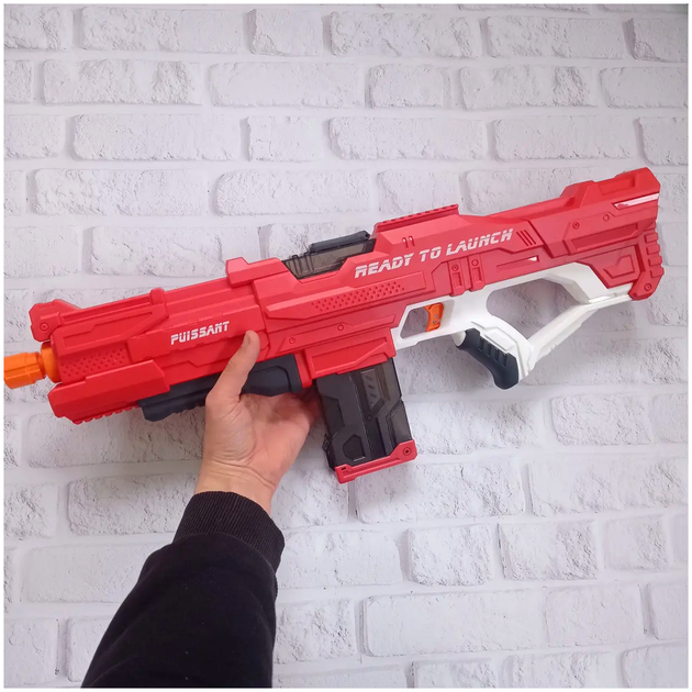 Электрический водяной пистолет Combat Water Gun для детей и взрослых с дальностью выстрела 9 м и резервуаром 600 мл - зображення 8