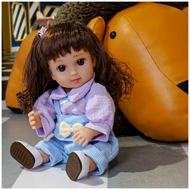 Лялька Chimi Doll 36 см силіконова реалістична для дітей і колекціонерів із модним одягом - Фото 2 Лялька Chimi Doll 36 см силіконова реалістична для дітей і колекціонерів із модним одягом - зображення 2