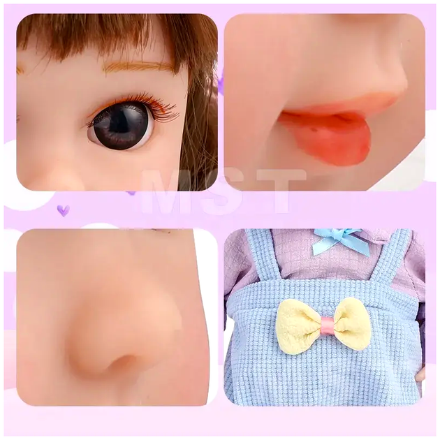 Лялька Chimi Doll 36 см силіконова реалістична для дітей і колекціонерів із модним одягом - Фото 7 Лялька Chimi Doll 36 см силіконова реалістична для дітей і колекціонерів із модним одягом - зображення 7