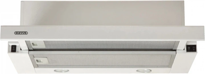 Витяжка кухонна ELEYUS Storm 700 50 WH 156Вт, 700 м³/год, телескопічна, біла (витяжка ELEYUS, телескопічна) - изображение 2